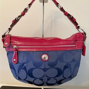 Coach Laura Signature Hobo Bag & Wristlet